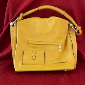Yellow BCBGMAXAZRIA Shoulder Bag
